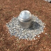 Solatube garniture de toiture inox sur mesure